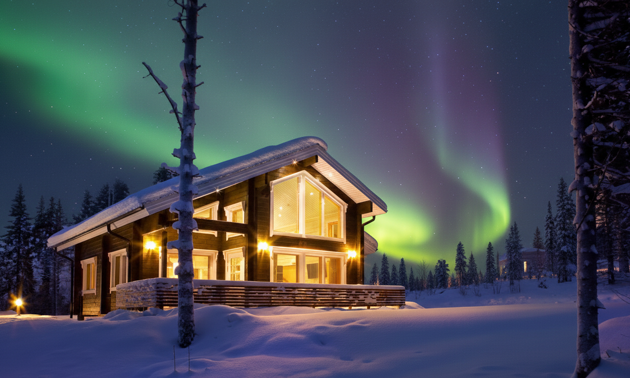 Vuokatti Finland Winter Landscape